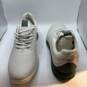ECCO Mens Golf S-Three Gore-Tex Waterproof Leather Shoes Color 01007 Size 43
